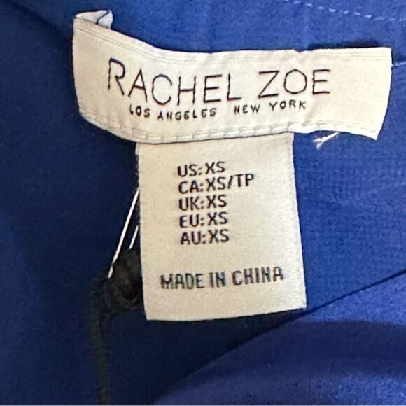 Rachel Zoe Blue Halter Top Sz XS NWT - Picture 2 of 11